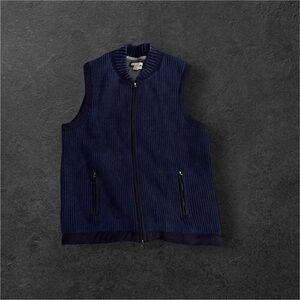 Men's Navy Blue Sleeveless Jacket